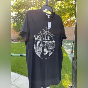 NWT FULL TILT Nashville Tennessee Womens Tee